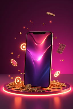 Smartphone mit Crown Play Casino App